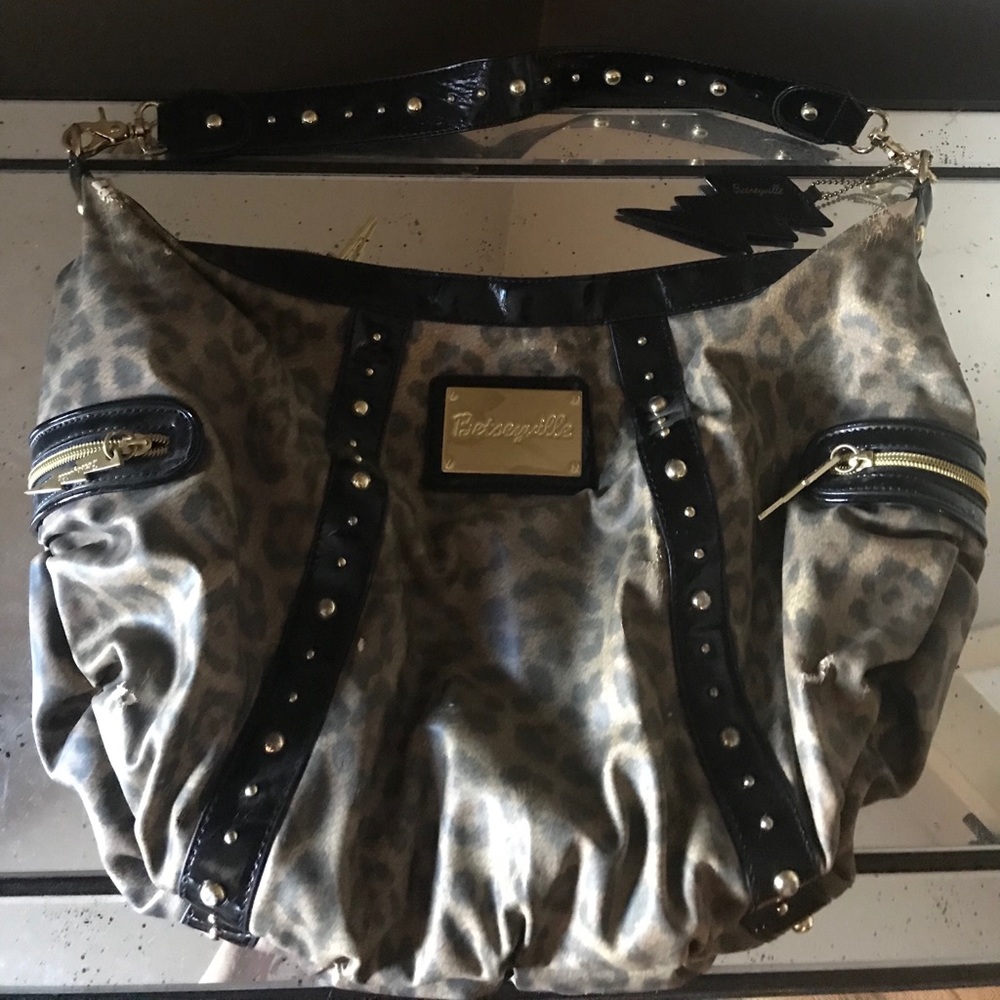 Leopard Betsey Johnson Satchel